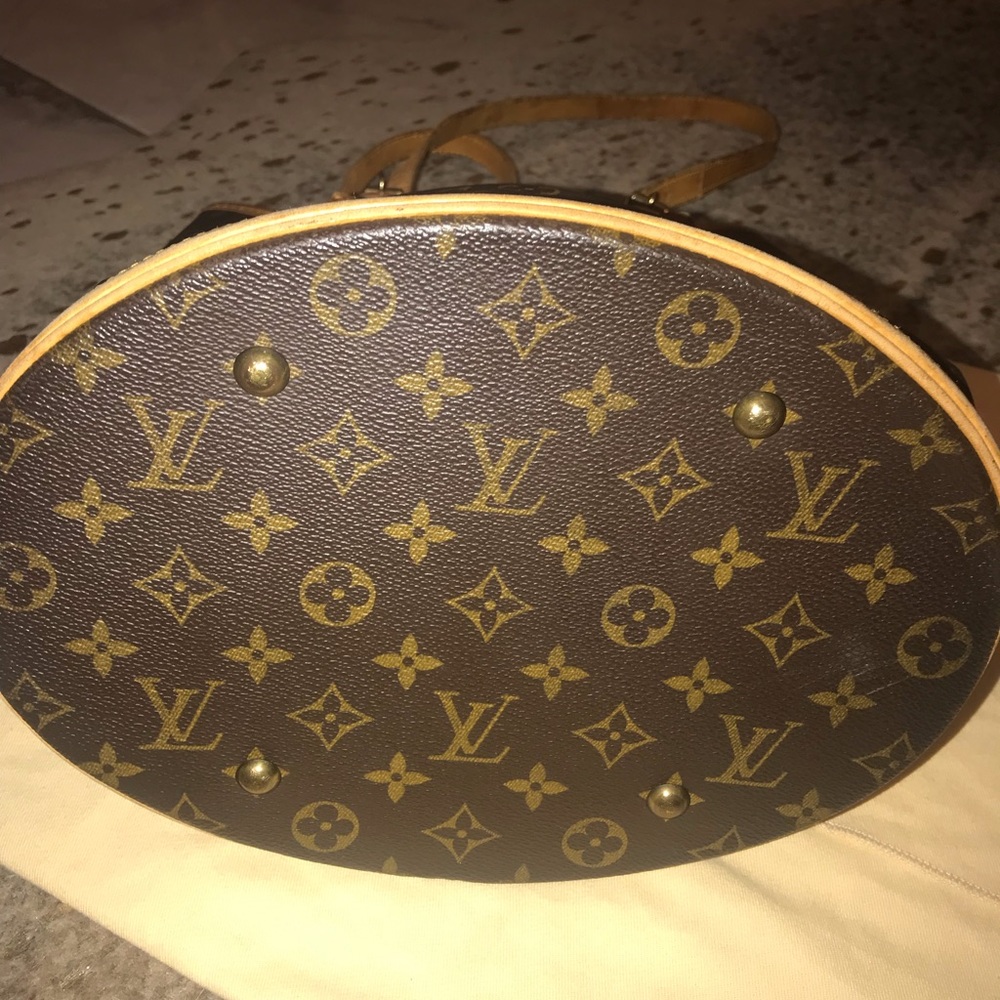 CERTIFIED AUTHENTIC LV Bucket GM Tote Bag - Picture 4 of 8
